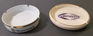 2 ASHTRAYS: Flintkote + Das einzig wahre Warsteiner Rastal 1988 - Picture 1 of 10
