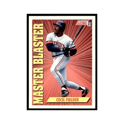 1991 Score Cecil Fielder Baseball Cards #693 - Image 1 of 3