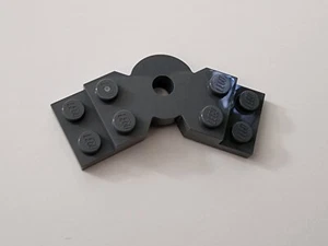 LEGO Piastra Grigio Blu Scuro, Modificata 2 x 6 x 2/3 Parte Piegata 79846 - Foto 1 di 2