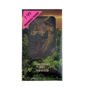 The Lost World Jurassic Park VHS 1997 With 3D Dino Card Previously Viewed Reseal - Picture 1 of 4