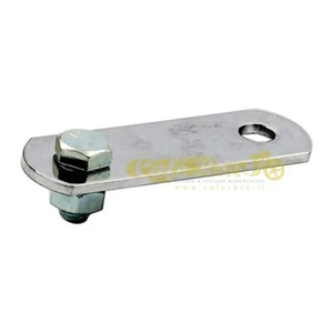 Staffa cromata 1 foro per scarichi lunghezza 7,5cm caferace custom - Imagen 1 de 1