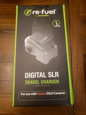 CARGADOR DE VIAJE CÁMARA DE VIDEO DIGIPOWER RE-COMBUSTIBLE RF-DSLR-500C PARA CÁMARA CANON Foto 1 de 3