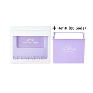 [DERMATORY] Hypoallergenic Cica Gauze Pad (80 pads) + Refill 80 pads - Picture 1 of 7