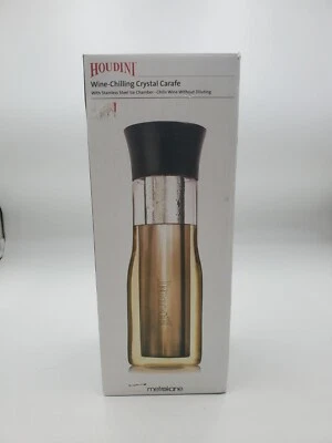 METROKANE Houdini Jarra de Cristal para Enfriar Vino 750 ml Cámara de Hielo de Acero Inoxidable Foto 1 de 4