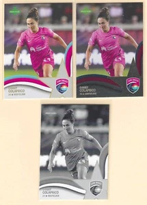 PARKSIDE NWSL VOL 2 2024 Danny Colaprico #48 estrellas base de lámina en blanco y negro (3 tarjetas) - Imagen 1 de 1