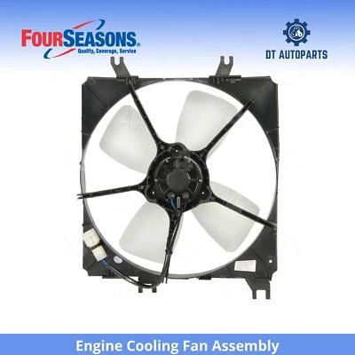 Conjunto de ventilador de refrigeración del motor Honda CRX 1988-1991 4 estaciones 1989 1990 Foto 1 de 4