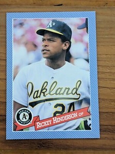1993 Hostess Baseballs - #23 Rickey Henderson - A's