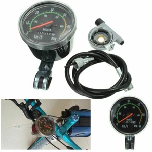 Waterproof Bicycle Bike Speedometer Analog Mechanical Odometer With Hardware New - Picture 1 of 1