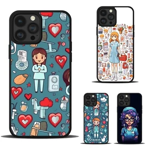 Anti scratch Cover Funny nurse pro For iPhone SE XS XR Max 5 6 7 8 Plus - Picture 1 of 25