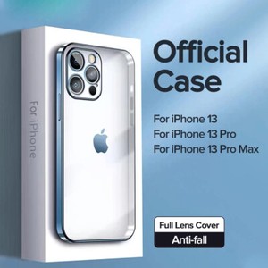 Case For iPhone 15 14 13 12 Pro Max Shockproof Plating With Lens Protector Cover