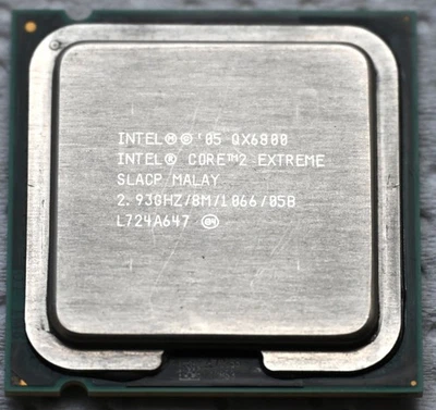 Intel Core2 Extreme QX6800 Q6800 - 2.93GHz Quad-Core Processor CPU - Image 1 of 3
