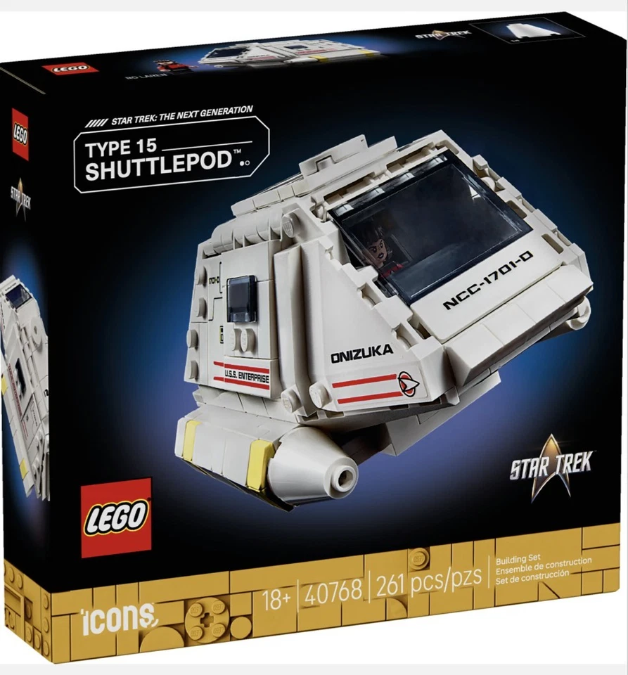 Lego Star Trek Tipo 15 Shuttlepod - Immagine 1 di 1