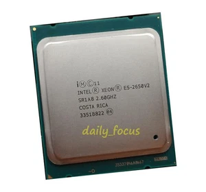 Intel Xeon E5-2650 v2 CPU 2.6 GHz LGA 2011 8 cores 20MB 95W SR1A8 Processor - Picture 1 of 4