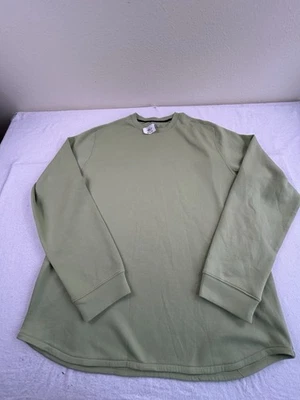 Vrst Men's Pine Green Pinnacle Fleece Crew Neck Sweatshirt Sz Lg $78 Retail - Image 1 of 4