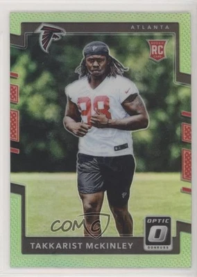 2017 Donruss Optic Rookies Lime Green Prizm Takkarist McKinley #150 Rookie RC - Image 1 of 2