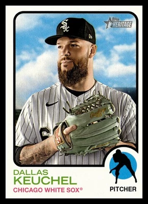 2022 Topps Heritage - Dallas Keuchel #133 - Image 1 of 2