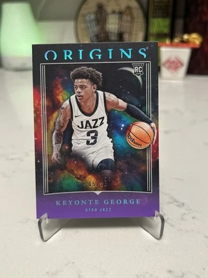 2023-24 Panini Origins Keyonte George Rookie FOTL púrpura/16 RC SSP Jazz #80 Foto 1 de 4