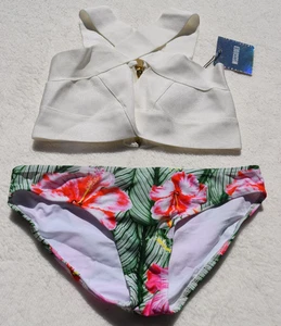 BANDAGE STYLE TOP MIX & MATCH BIKINI SET SIZE UK 8 EU 36 C17 - Picture 1 of 3