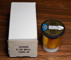 COAXIAL DYNAMICS 82008 HF 2-30MHZ 1000 WATT SLUG/ELEMENT FÜR BIRD 43 WATTMETER - Bild 1 von 2