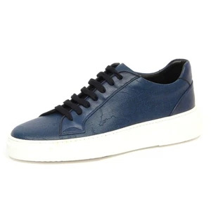 H8395 sneaker uomo 1° CLASSE ALVIERO MARTINI man shoes blue - Imagen 1 de 4