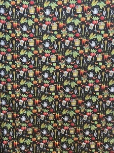 Alexander Henry 100 % Baumwolle Garten & Gemüse Stoff, hochwertig, 4 Yards - Bild 1 von 2