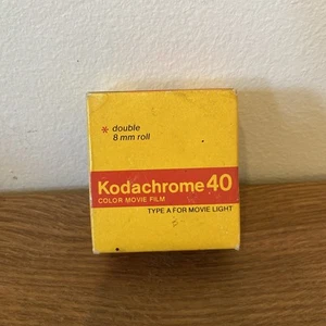 Vintage Kodachrome 40 Movie Film Double 8mm 25ft Roll 04/1986 Kodak Unopened 459 - Picture 1 of 6