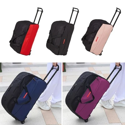 Large Travel Cabin Approved Luggage Duffel Bags Carry on Holdall on Wheels - Image 1 of 4