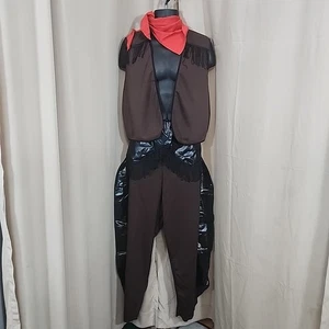 Kostüm Cowboy Erwachsene Rodeo Outfit Country Hose, Weste, Schal Forum Neuheiten NEU - Bild 1 von 7