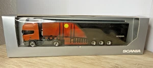 Herpa Scania R470 Topline autoarticolato a due piani H0 1:87 confezione... - Foto 1 di 17