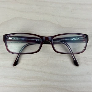 Ray-Ban Eyeglasses Frames ONLY Womens RB 5114 5112 Red Rectangular 52-16-135 - Picture 1 of 13