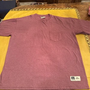 Vintage Russell Athletic Herren Hemd XL grau Y2K Classic Stretch Straßensport Freizeit - Bild 1 von 6