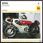 1962 Honda 125cc Twin RC145 Japan Race Bike Motorcycle Photo Spec Info Stat Card