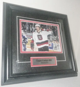 Logan Couture Ottawa 67s San Jose Sharks Signed Hockey NHL Framed Photo w/COA - Picture 1 of 7