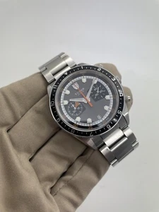 2013 Tudor Heritage Chronograph Automatic 42mm Steel Watch 70330N B+P - Picture 1 of 14