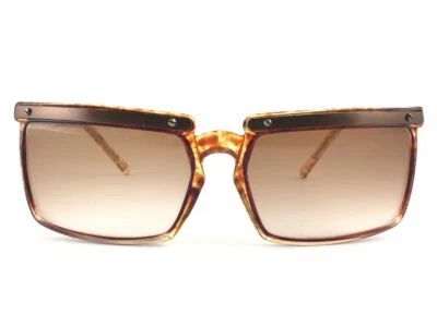 GAFAS DE SOL VINTAGE YVES SAINT LAURENT 7951 MONSIEUR ÁMBAR AÑOS 80 FRANCIA Foto 1 de 4