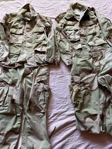 Lot: 2 Sets Vintage Military Desert Camouflage Uniform - Bild 1 von 11