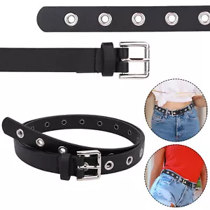 Cinturón de mujer de alta calidad piramidal tachonado cinturones de cuero PU cintura talla L/XL - Imagen 1 de 12