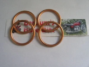 YAMAHA XJ 600 S N DIVERSION COPPER EXHAUST GASKETS - Picture 1 of 1