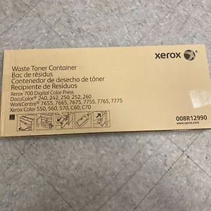 ¡Nuevo! Botella de tóner de residuos genuina Xerox DocuColor 240 250 7655 7665 008R12990 - Imagen 1 de 2