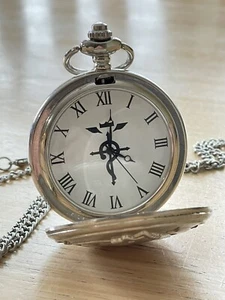 Fullmetal Alchemist Taschenuhr Anime Cosplay Sammlerstück braucht Batterie  - Bild 1 von 14
