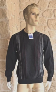 Pull gris neuf taille 2 avec laine mérinos marque Griffon (vt) - Imagen 1 de 5