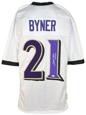 Earnest Byner autographed signed inscribed jersey NFL Baltimore Ravens PSA COA - Image 1 of 4