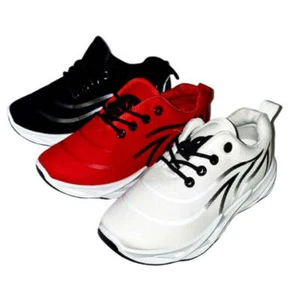 BOYS CHILDRENS KIDS GIRLS FLAME TRAINERS LACE UP SNEAKERS SHOES - Picture 1 of 8