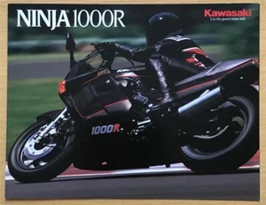 KAWASAKI NINJA 1000R-A2 Motorcycle USA Sales Brochure 1987 #99969-1029 - Picture 1 of 3