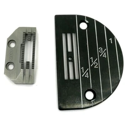 Needle Plate/Feed Dog Set B1613-012-I00+B1109-012-I0B Juki DDL-555-A, 9000, etc. - Image 1 of 2