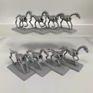 Skelett Pferde Gebaut Bemalt Warhammer Die Alte Welt Vampir-Grafen Untot - Bild 1 von 2