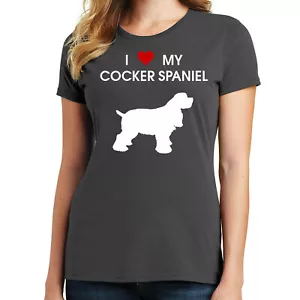 Camiseta I Love My Cocker Spaniel 2406 - Imagen 1 de 11