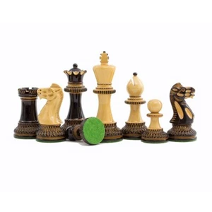 Burnt Parker Chessmen 4 inch - Picture 1 of 8