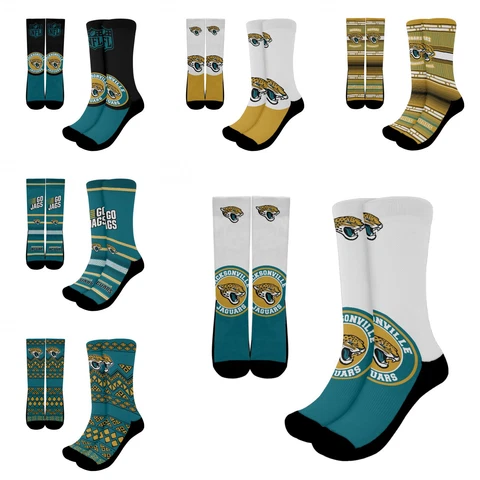 Jacksonville Jaguars Unisex Crew Socks Sports Socks Above Ankle One Pair Gift Cover