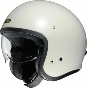 Shoei J.O. Open Face Retro Style White Motorcycle Motorbike Helmet - white - Picture 1 of 4